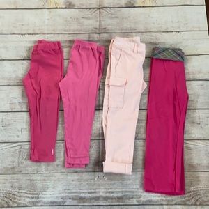 Girls pink Pants lot